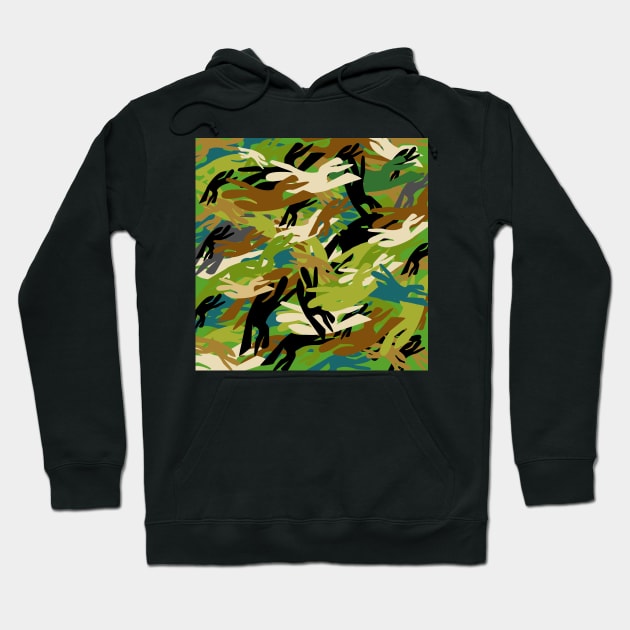 Army color Hoodie by Grafititee